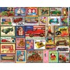 White Mountain Vintage Toy Stamps 1000 Piece Puzzle for Adults