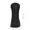 PU Leather Golf Wood Head Covers Waterproof Golf Skull Pattern