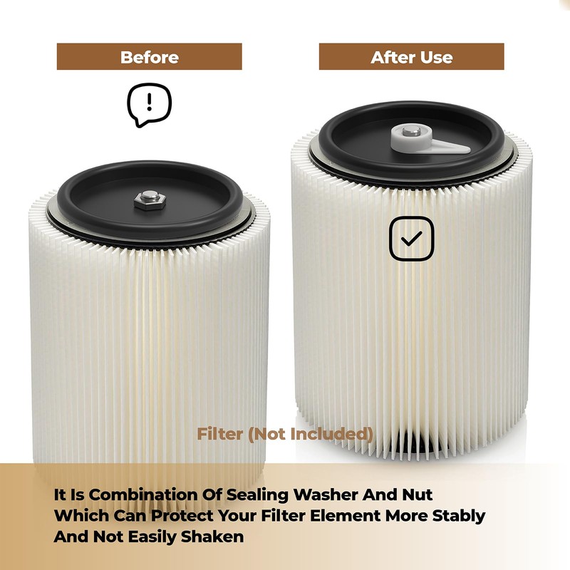 Billne Vacuum Filter Nut And Plate 73316 83872 Compatible With