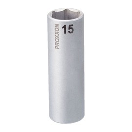 PROXXON No. 83544 Deep Socket, 3/8 inch, 0.6 inch (15 mm)