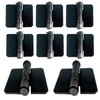 8 Pack Heavy Duty Weldable Hinges 12Ga Solid Steel, Butt