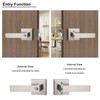 Probrico 6 Pack Interior Bedroom Entrance Door Lever Doorknobs Door