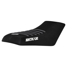 Enjoy Mfg Arctic Cat 250 300 400 454 500 4x4 2x4 Seat Cover ALL BLACK - GREY RIBS #277
