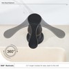 GAGALIFE Kitchen Sink Soap Dispenser Matte Black, Under Sink Soap