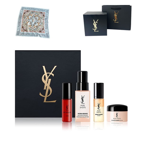 [Set Item] Yves Saint Laurent Yves Saint Laurent Pure Shot Noel Mini Set Christmas Coffret 2022 Holiday Skincare Cosmetics Cosmetics Limited (Set