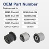 6PCS Rear Lower Control Arm Knuckle Bushing Kit Compatible with