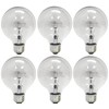 GE Lighting G25 Crystal Clear Incandescent Globe Light Bulb, 25-Watts,
