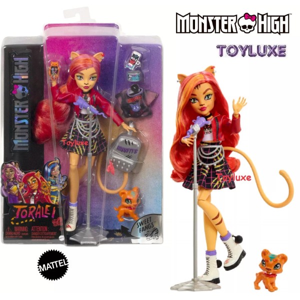 Mattel Monster High G3 TORALEI Doll Play Set w/Pet SWEET