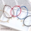 Jewelry Shop M v4308 2-Way Star Studded Wax Drawstring Bracelet/Anklet,