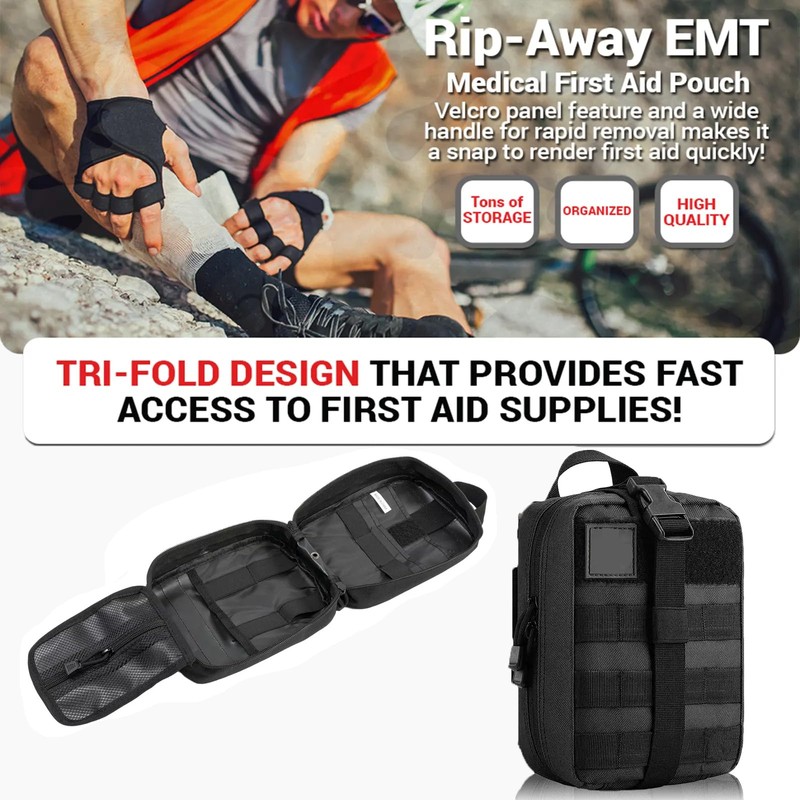 IFAK Trauma Kit Tourniquet Kit,First Aid Refill Kit,Severe Bleeding Control,6"