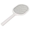 Electric Fly Swatter USB Charging Purple Light 3 Layers Safety