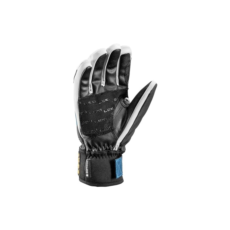 LEKI Kids Patrol 3D Gloves, Graphite Teal, EU 6