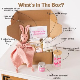 New Mom Gifts, Baby Shower Gifts for Girls, New Mom Gift Basket After Birth, Pregnancy Gifts for First-Time Mom, Expecting Mom, New Mom Care Package After Baby, Postpartum Gifts for Girl Mama