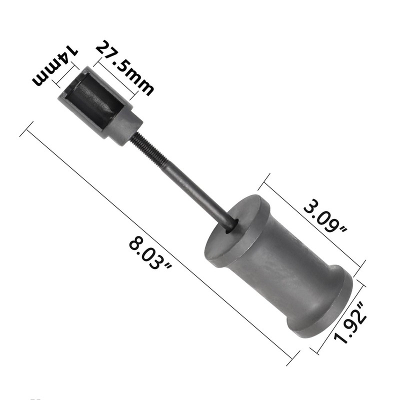 DPTOOL Fuel Injector Removal Tool Injector Slide Hammer Puller Compatible