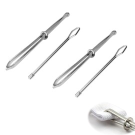Cord Loop, Elastic Cord Thread, Set of 4, Stainless Steel, Handmade DIY Hand Sewing Tool Belt, Plastic & Stainless Steel