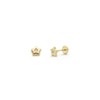 Monde Petit - 9ct Yellow Gold Children's Stars Earrings