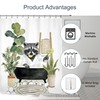 Kalmico Funny Raccoon Animal Shower Curtain 60Wx72L Inch Hilarious Gray