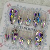 AB Full Stone Gra Handmade Nail Tip Pedi Tip -