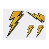 4 x 'Lightning Bolt' Temporary Tattoos - Water Resistant, Skin-Safe,