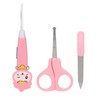 Baby Healthcare Kit Scissors Nail Clippers Tweezers Feeding Spoon Thermometer