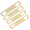 4Pcs Guitar Neck Shim Brass Material Heightening Gasket Set Musical