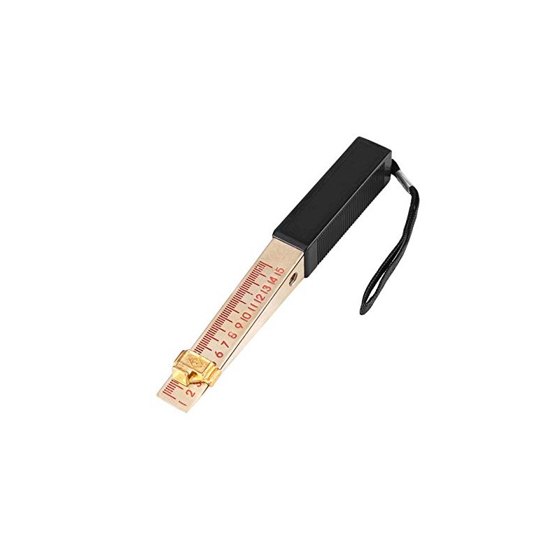 Taper Gauge 1-15 mm Stainless Steel Cone Welding Gauge Feeler