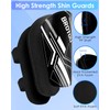 BROTOU Children's Football Shin Pads with Adjustable Straps Football Shin