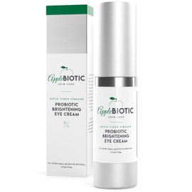 Apple Cider Vinegar Eye Cream with Vitamin B3, Caffeine, Cucumber Extract to Reduce Puffiness, Eye Bags and Dark Circles, Cream For All Skin Types, (0.5 oz) Packaging May Vary