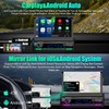 (2025 Motorized) Single Din Apple Carplay Car Stereo with Android