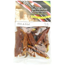 Los Chileros Chile de Arbol, Whole, 0.5 Ounce (Pack of 6)