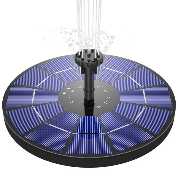 Vitcoco 3.0 W Solar Fountain, Upgraded Solar Pond Pump, 3W