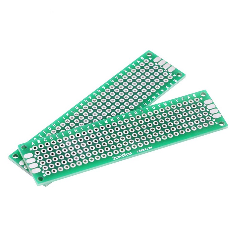 10pcs 2cm x 8cm PCB Universal PCB Double Sided Prototyping