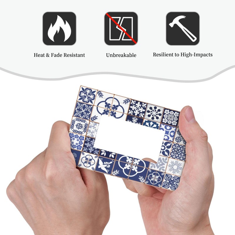 Mexican Ceramic Tiles Decorative Outlet Light Switch Cover Single Rocker