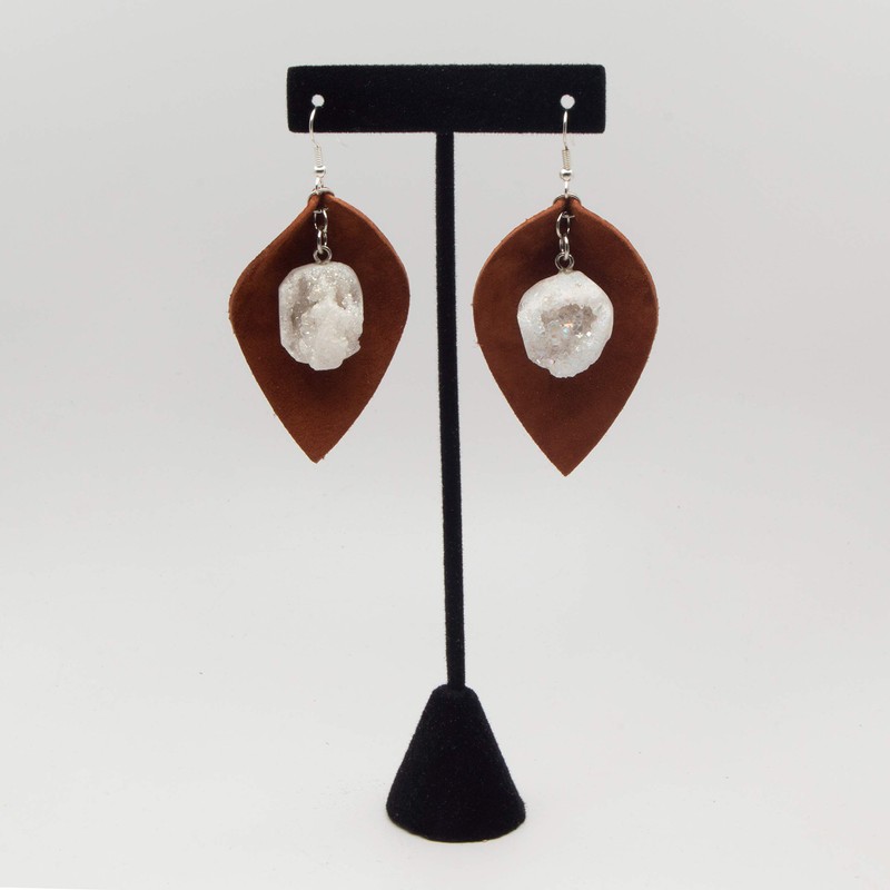 Realeather Suede Leather, Medium Brown