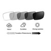mincl Transition Photochromic Transparent Frame Bifocal Reading Glasses For Men