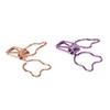 100Pcs Bear Binder Clamps Cute Shape Strong Clamping Sturdy Metal