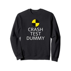 Crash Test Dummy Easy Last Minute Funny Costume for men Sweatshirt