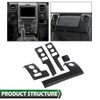 LQI Center Console Dashboard Panel Cover Trim Bezel, Compatible with