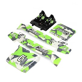 Losi Body/Driver Set Green Silkscreened Hammer Rey LOS230099 Car/Truck Bodies Wings & Decals