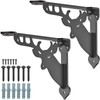 SELEWARE Heavy Duty Shelf Brackets 8 Inch, Deer Shelves Brackets,