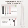 0.78in-1.4in Conical Long Barrels Attachment for Shark FlexStyle HD430/HD435/HD440BK, 20MM-36MM