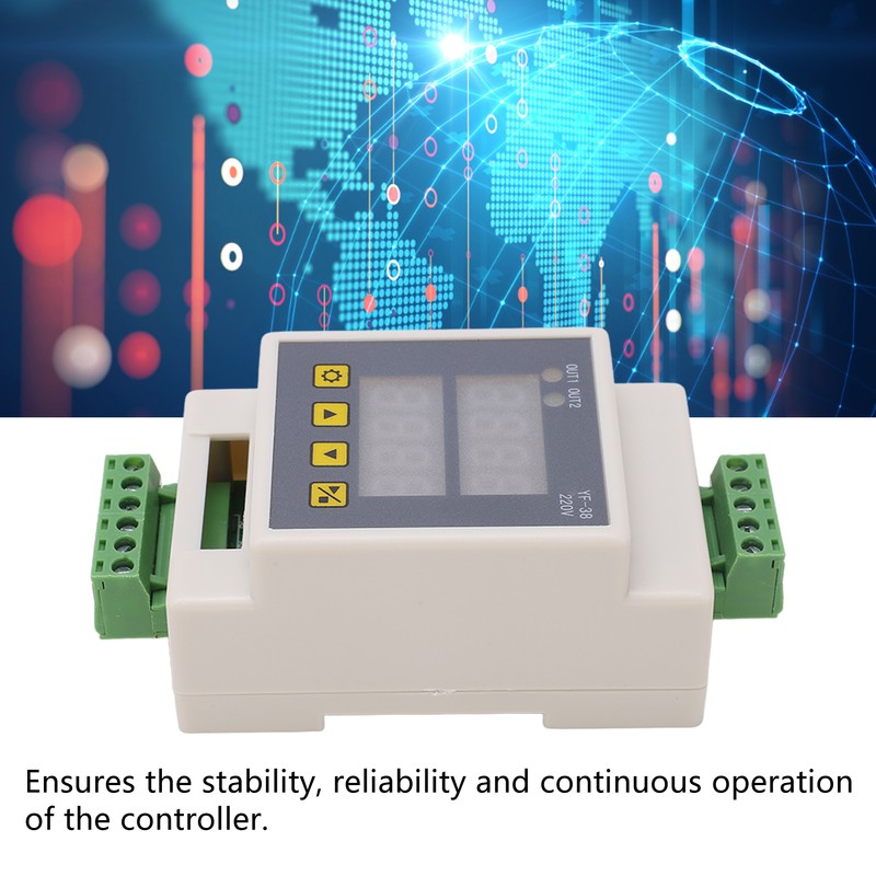 Timer Module 2 Channel Accurate LCD Screen ABS Delay Module