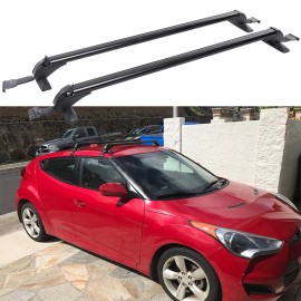 KEEPDESN For Hyundai Veloster 43.3" Car Top Roof Rack Cross Bar Luggage Carrier With Lock