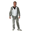 Foxxeo Grey Elephant Costume for Adults, Size: L