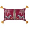 Wylder Tropics Kalahari Embroidered Velvet Cushion Cover - Multicolour -