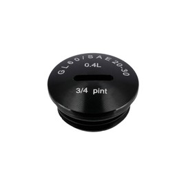 Locking Screw Black Anodised Aluminium (Oil Filling Hole) with O-Ring