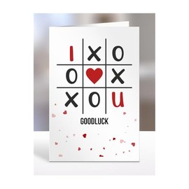 I love you card, Goodluck, gifts for husband, wife, boyfriend, girlfriend, mum and dad, friend, couple, presents for him, her, A5-198_157