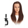 Training Head Maniqui Cabeza Cabello Natural #4 Marrón Oscuro. 55