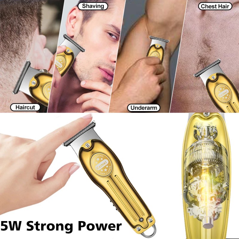 Kemei-679 Hair Clippers Trimmer Cutting Beard Wireless Barber Shaving Machine