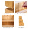 DOUKE Wooden Tea Bag Organizer – 2-Tier Stackable Tea Box